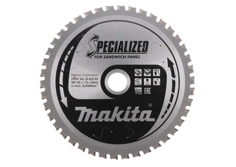 Tarcza tnąca do płyt warstwowych 165x20mm Makita B-63133