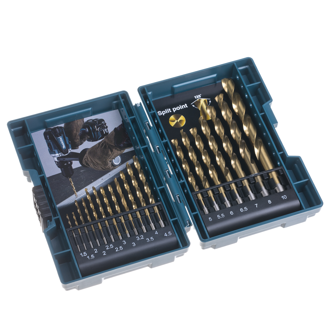 Makita B-67795 Originele 19-Delige Boorset - Duurzaam En Robuust