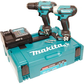 Zestaw elektronarzędzi 12V Makita CXT CLX224SAJ 2x2.0Ah