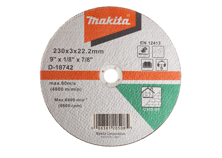 Tarcza tnąca do betonu C30S (PŁASKA) Makita D-18742