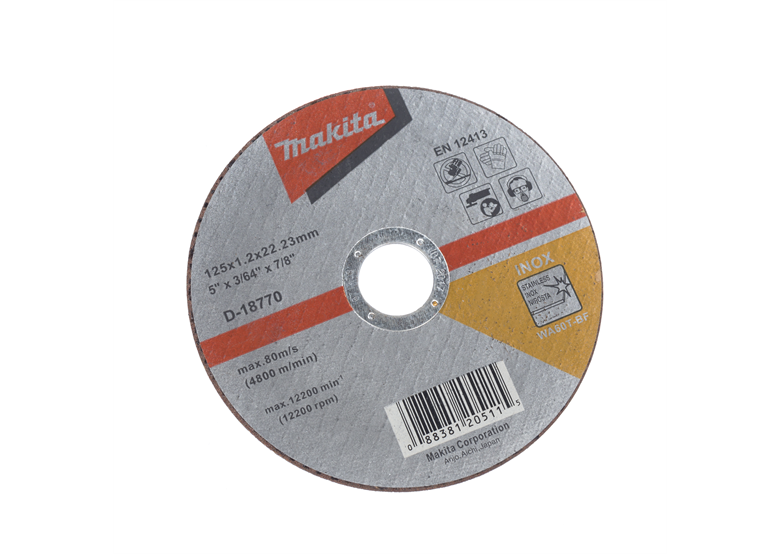 Tarcza tnąca INOX Makita D-18770