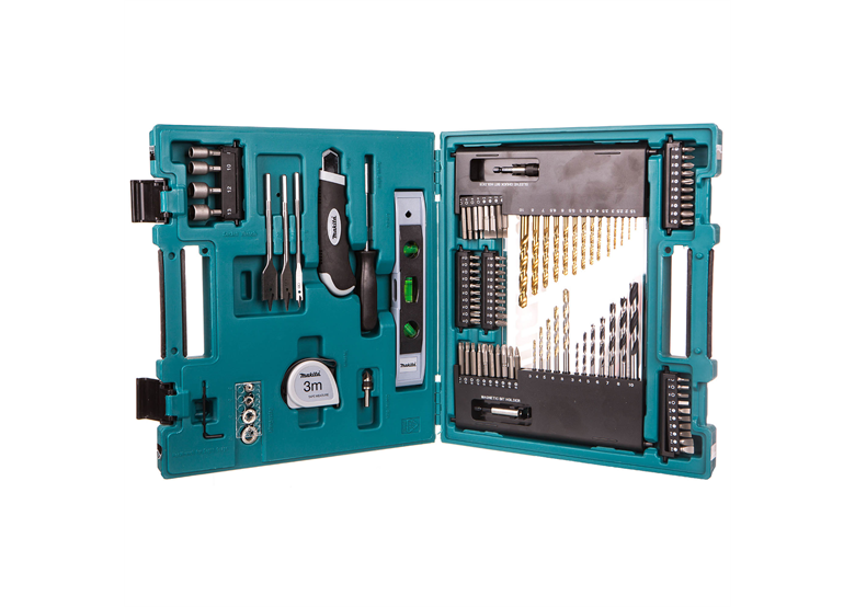 Zestaw wierteł, bitów i innych akcesoriów 104 sztuki Makita D-31778