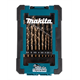 Zestaw wierteł do metalu HSS-Co 19szt. Makita D-67561