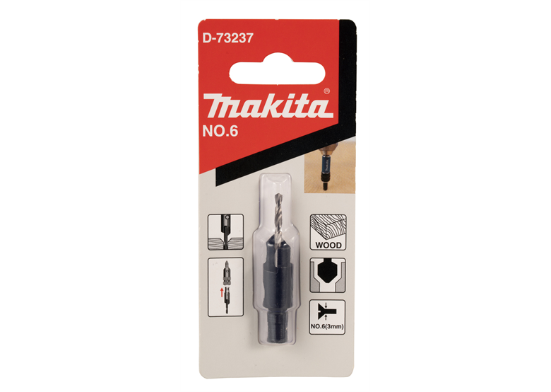 Pogłębiacz stożkowy z wiertłem Makita D-73237