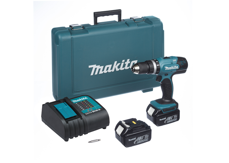 Wiertarko-wkrętarka udarowa 18V Makita DHP453SFE