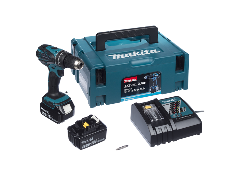 Wiertarko-wkrętarka udarowa Makita DHP456RMJ