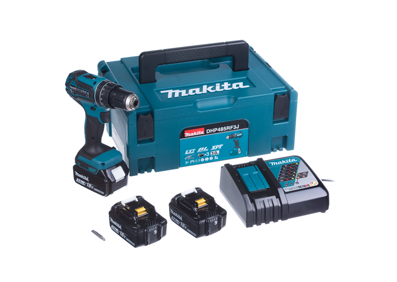 Wiertarko-wkrętarka udarowa Makita DHP485RF3J