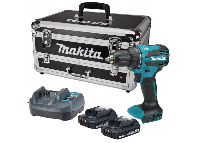Wiertarko-wkrętarka udarowa Makita DHP490WVX7 2x2.0Ah