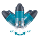 Wyrzynarka Makita DJV186WVE 2x2.0Ah