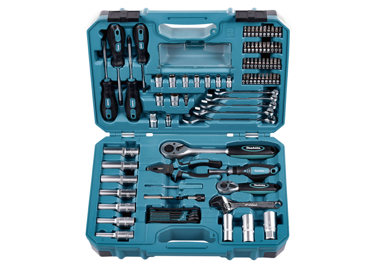 Zestaw narzędzi ręcznych, 87 elementów Makita E-08458