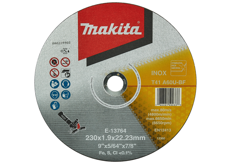 Tarcza tnąca 230x1,9x22,23 mm Makita E-13764