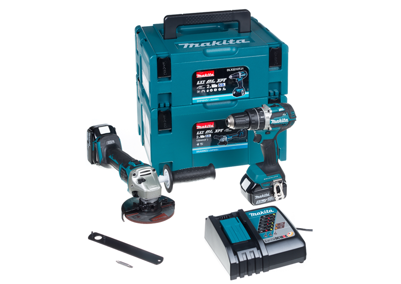 Zestaw elektronarzędzi 18V Makita LXT DLX2210TJ1 2x5.0Ah
