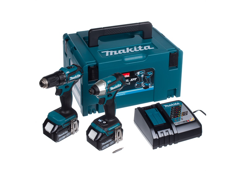 Zestaw elektronarzędzi 18V Makita LXT DLX2220TJ 2x5.0Ah