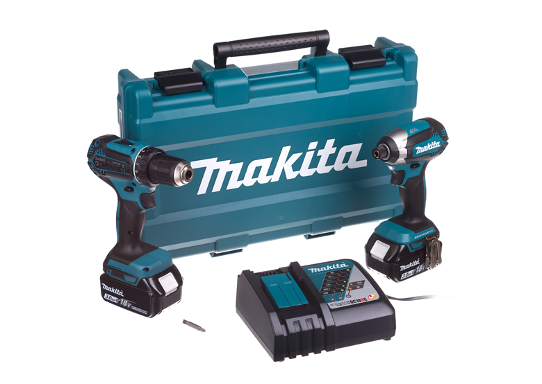 Zestaw elektronarzędzi 18V Makita LXT DLX2289 2x3.0Ah