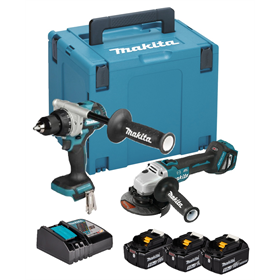 Zestaw elektronarzędzi 18V Makita LXT DLX2544TJ 3x5.0Ah