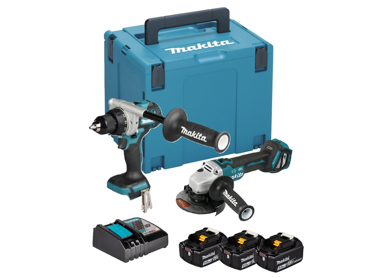 Zestaw elektronarzędzi 18V Makita LXT DLX2544TJ 3x5.0Ah