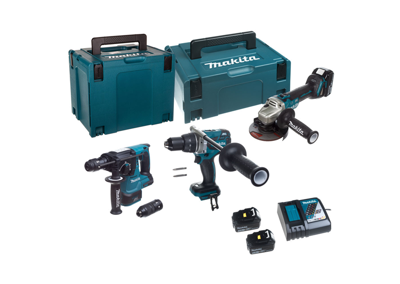 Zestaw elektronarzędzi 18V Makita LXT DLX3092TJ 3x5.0Ah