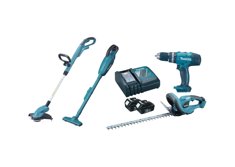 Zestaw elektronarzędzi 18V Makita LXT DLX4093 2x3.0Ah