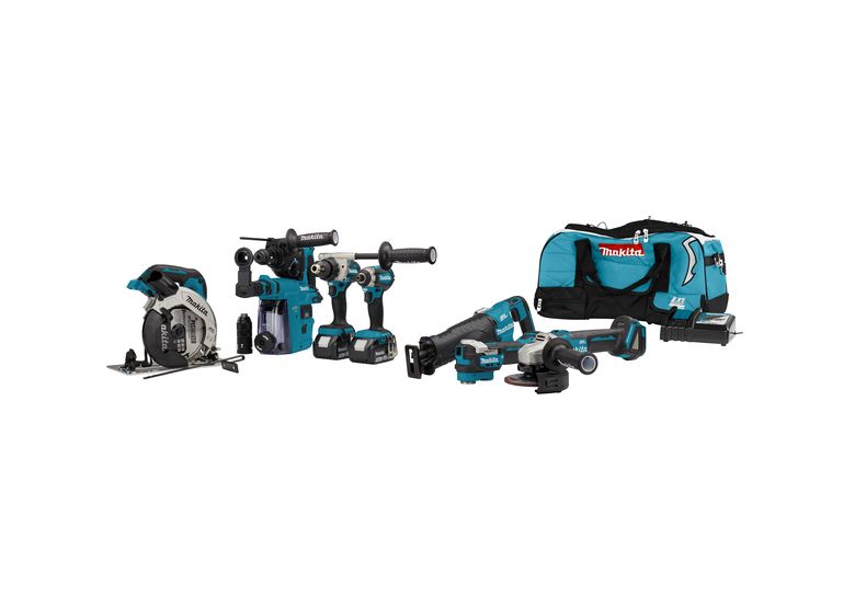 Zestaw elektronarzędzi 18V Makita LXT DLX7020TX1 2x5.0Ah