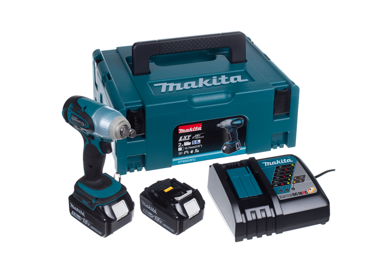 Klucz udarowy Makita LXT DTW251RTJ 2x5.0Ah