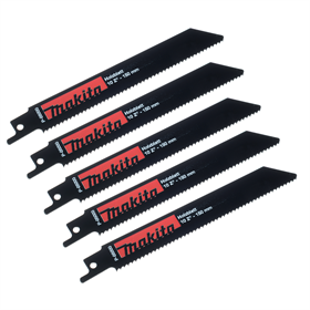 Brzeszczot do pił posuwowych ze stali szybkotnącej 150 mm, 10 zębów/cal, 5 sztuk Makita p-05000