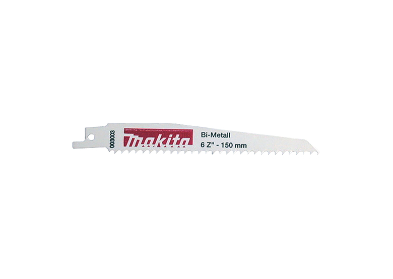 Brzeszczot do pił posuwowych bimetalowy 150 mm, 6 zębów/cal, 5 sztuk Makita p-05088