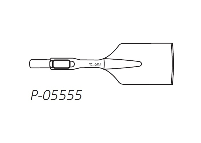 Przecinak Łopatkowy 125 x 400 do modeli z serii HM Makita p-05555
