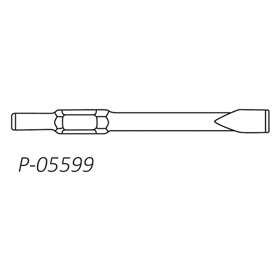 Przecinak płaski 32 x 1000 mm do młotów z serii HM Makita p-05599