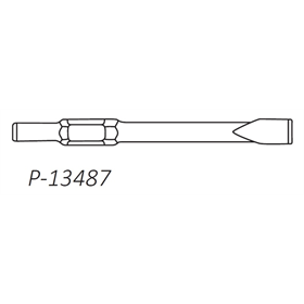 Przecinak płaski 32 x 400 mm do młotów z serii HM Makita p-13487