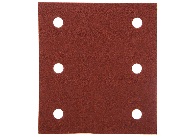 Papier ścierny na rzep 114 x 102 mm (6 otworów) ziarn, 100, 50 szt, Makita P-42444