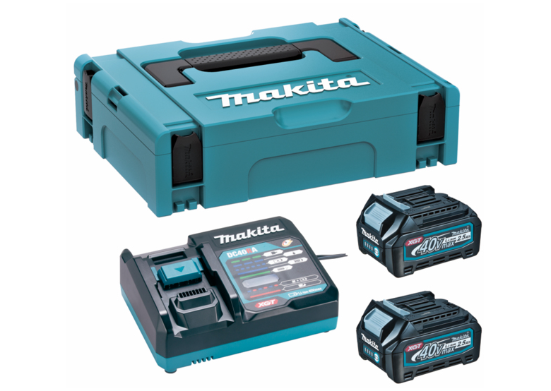 Zestaw zasilający Makita XGT 2xBL4025+DC40RA