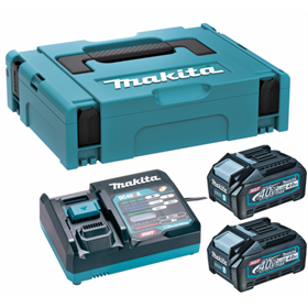 Zestaw zasilający Makita XGT 2xBL4040+DC40RA