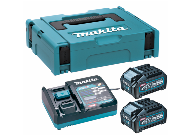 Zestaw zasilający Makita XGT 2xBL4040+DC40RA