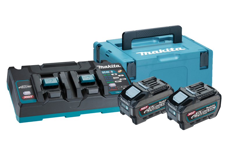 Zestaw zasilający Makita XGT 2xBL4050F+DC40RB