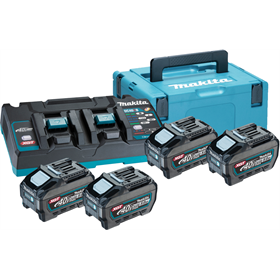 Zestaw zasilający Makita XGT 4xBL4050F+DC40RB
