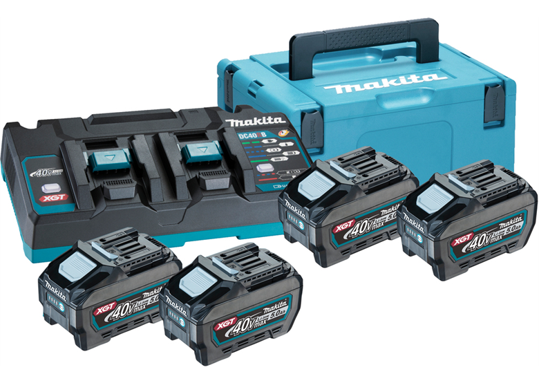Zestaw zasilający Makita XGT 4xBL4050F+DC40RB