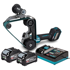 Szlifierka taśmowa do rur Makita XGT BS002GU201 2x4.0Ah