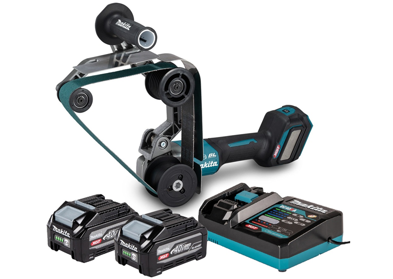 Szlifierka taśmowa do rur Makita XGT BS002GU201 2x4.0Ah