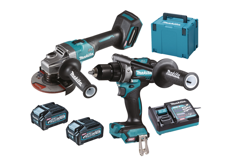 Zestaw elektronarzędzi 40V Makita XGT DK0124G201 2x4.0Ah