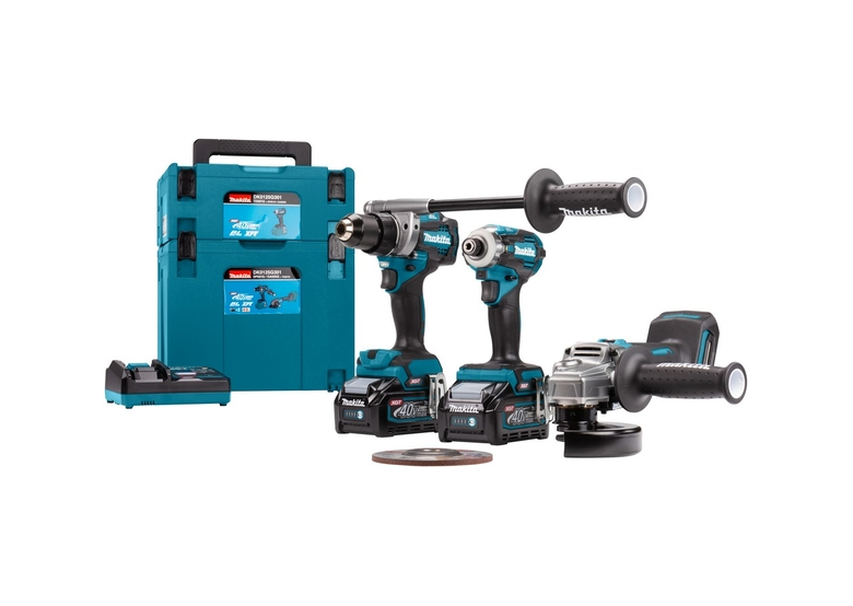 Zestaw elektronarzędzi 40V Makita XGT DK0125G301 2x4.0Ah