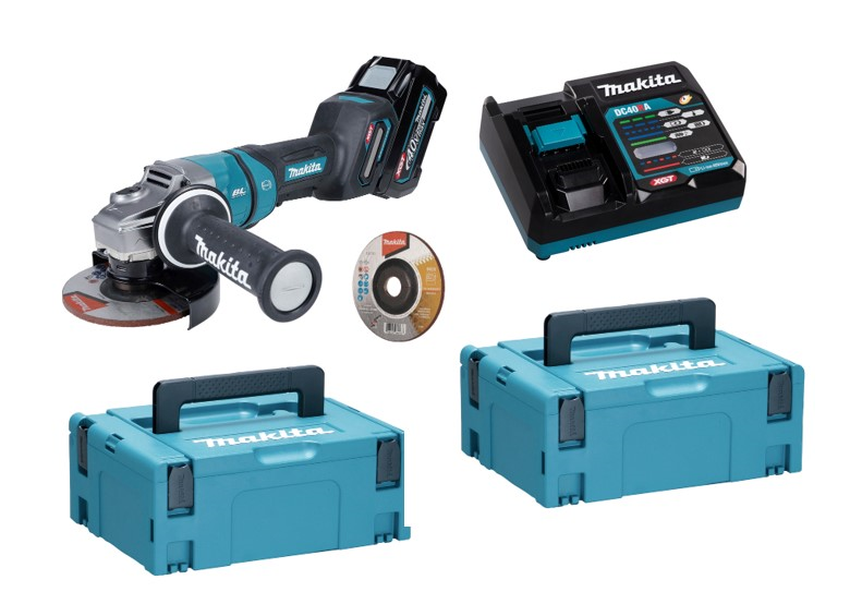 Szlifierka kątowa Makita XGT GA050GT101 1x5,0Ah 2xMAKPAC 2