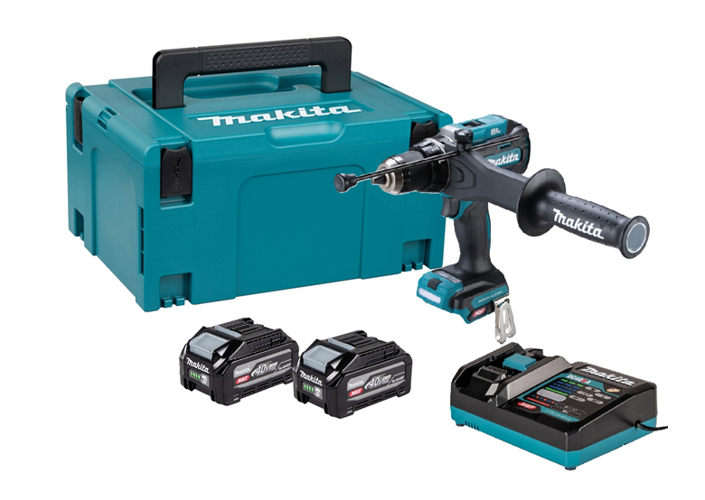 Wiertarko-wkrętarka udarowa Makita XGT HP003GU201 2x4.0Ah