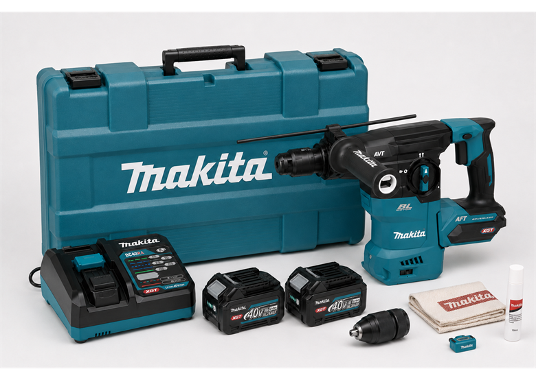 Młotowiertarka Makita XGT HR009GU202 2x4.0Ah