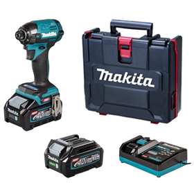 Zakrętarka udarowa Makita XGT TD002GD202 2x2,5Ah
