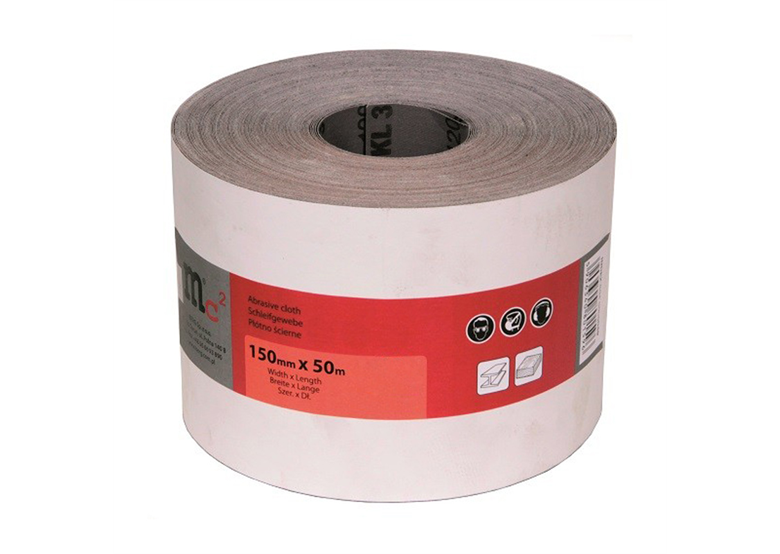 Papier ścierny żółte rolki115MM 50M P80 MC2 B040000015