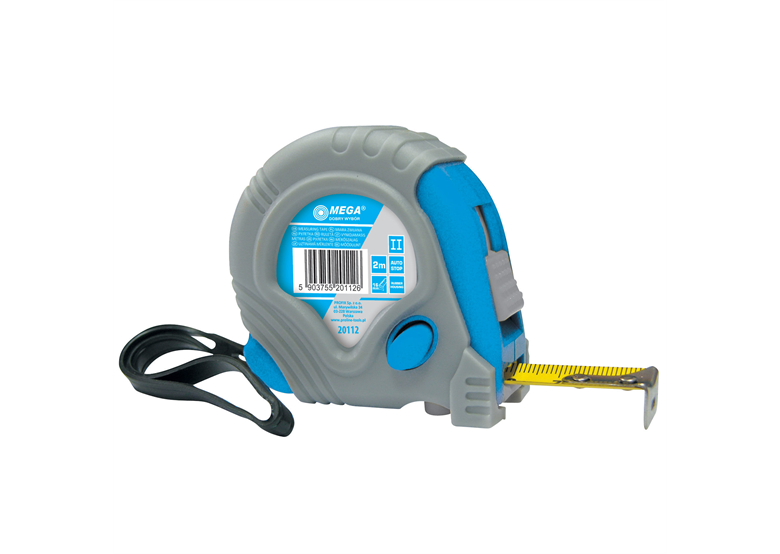 Miara zwijana 3m/16mm, 3 stopery Mega 20113