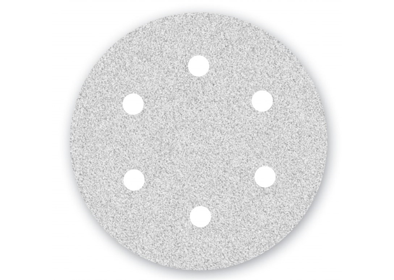 Papier ścierny Menzer WHITE fi 225 z 6 otworami K320 do szlifierek do gipsu 25 szt/opak. LHS/TBS 225 PRO Menzer MG231271320