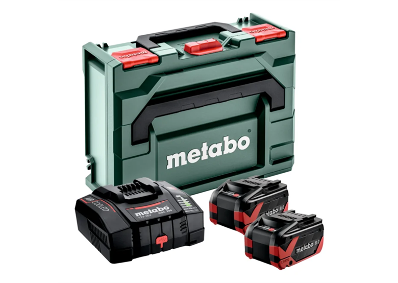 Zestaw startowy Metabo 2x8.0Ah LiHDX + ASC 290 + metaBOX 145