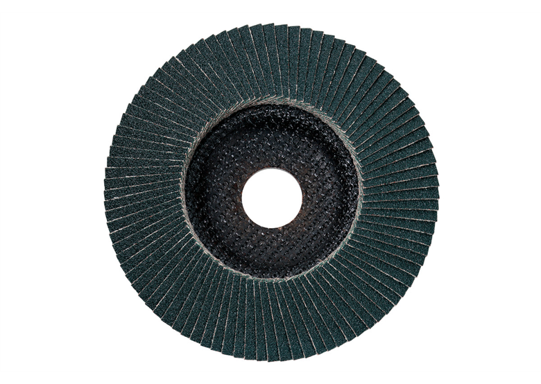 Lamelowy talerz szlifierski 125×22,2 mm, P40, cyrkokorund, ukośny Metabo 624275000