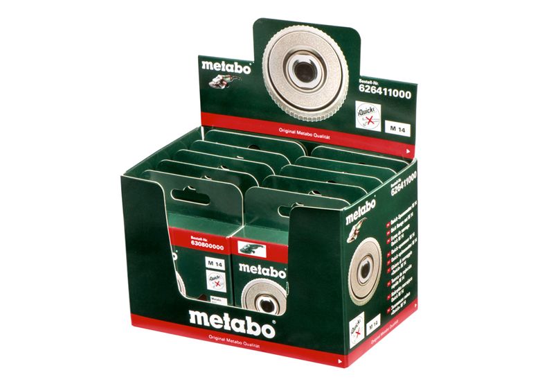 10 nakrętek mocujących Quick M14/ display Metabo 626411000